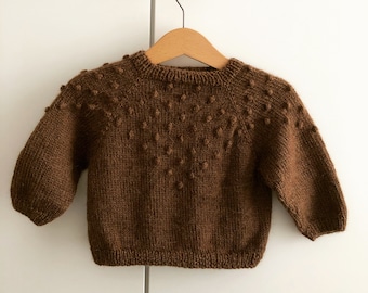 Bobbel Sweater Strickanleitung (DE)