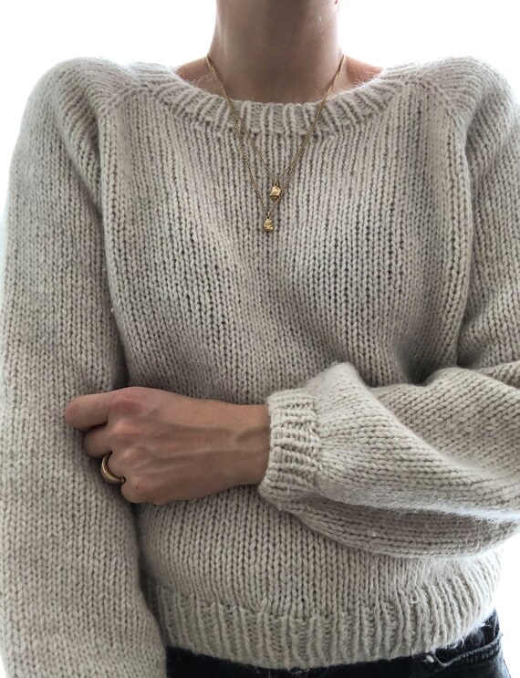ニット/セーター BEAUTY&YOUTH UNITED ARROWS - leinwande egg knit ENG Knitting Pattern Sunset Sweater - Etsy