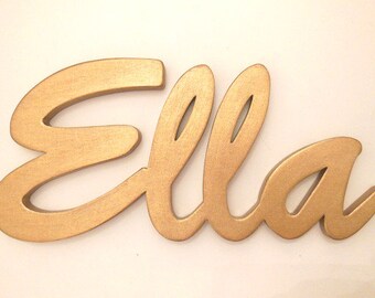 Name or lettering made of wood as desired, 10 cm, price per letter