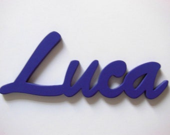Name or lettering of your choice made of wood, 10 cm, price per letter