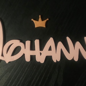Disney Türschild oder Schriftzug aus Holz nach Wunsch, 10cm, Preis pro Buchstabe