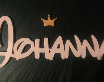 Disney Türschild oder Schriftzug aus Holz nach Wunsch, 10cm, Preis pro Buchstabe