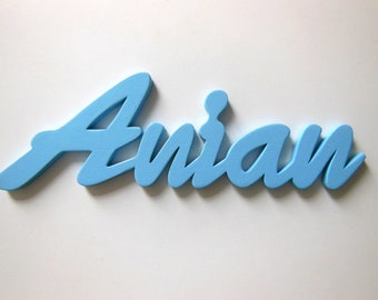 Nameplate or lettering made of wood as desired, 10 cm, price per letter
