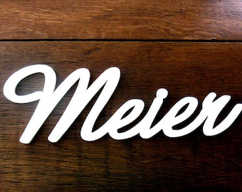 Name or lettering made of wood as desired, 10 cm, price per letter