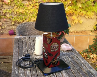 Extravagante Upcycling Stehlampe Lampe Tischlampe - Handmade Upcycling Unikat