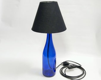 Bottlelamp Flaschen Lampe Stehlampe Tischlampe Champagner-/Sektflasche - Upcycling Handmade Unikat