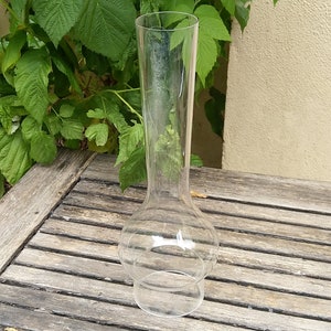 Vintage Replacement Burner Glass Glass Cylinder for Petroleum Lamp Oil Lamp Ø 75mm Spare Part Lamp Glass Glass Bulb around 1900-1920