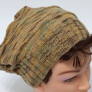 Slouchy hat for men or boy, unisex slouchy beanie, boyfriend slouchy image 7