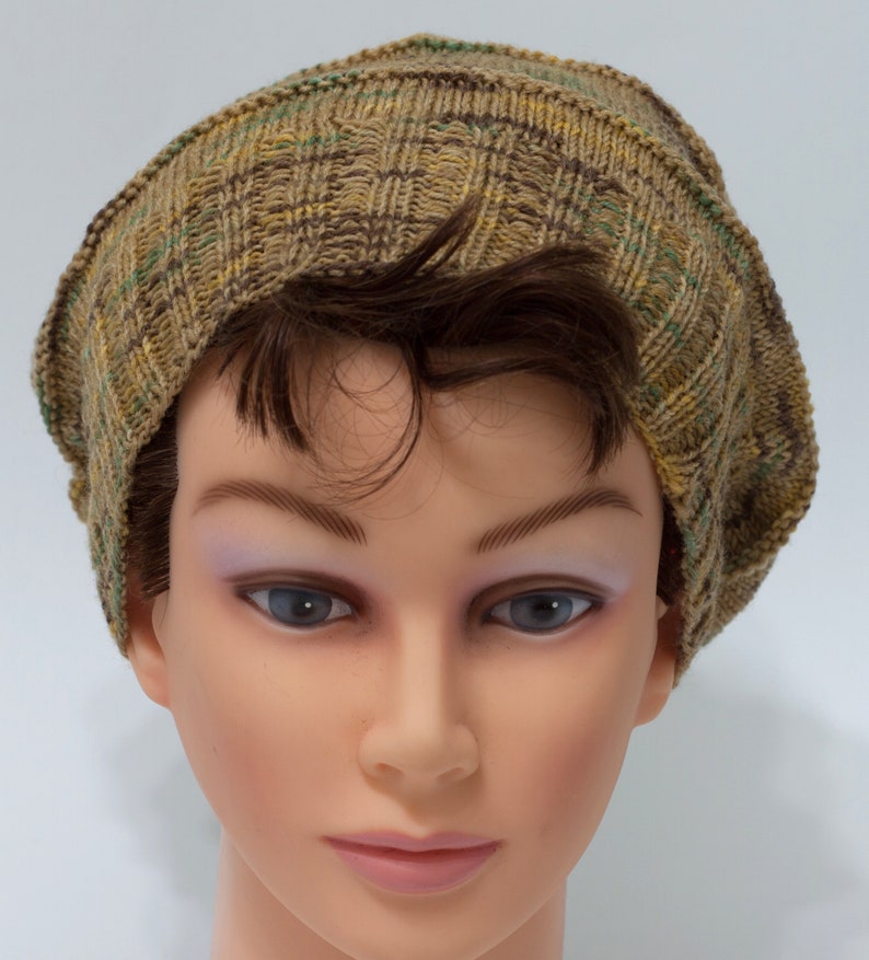 Slouchy hat for men or boy, unisex slouchy beanie, boyfriend slouchy image 3