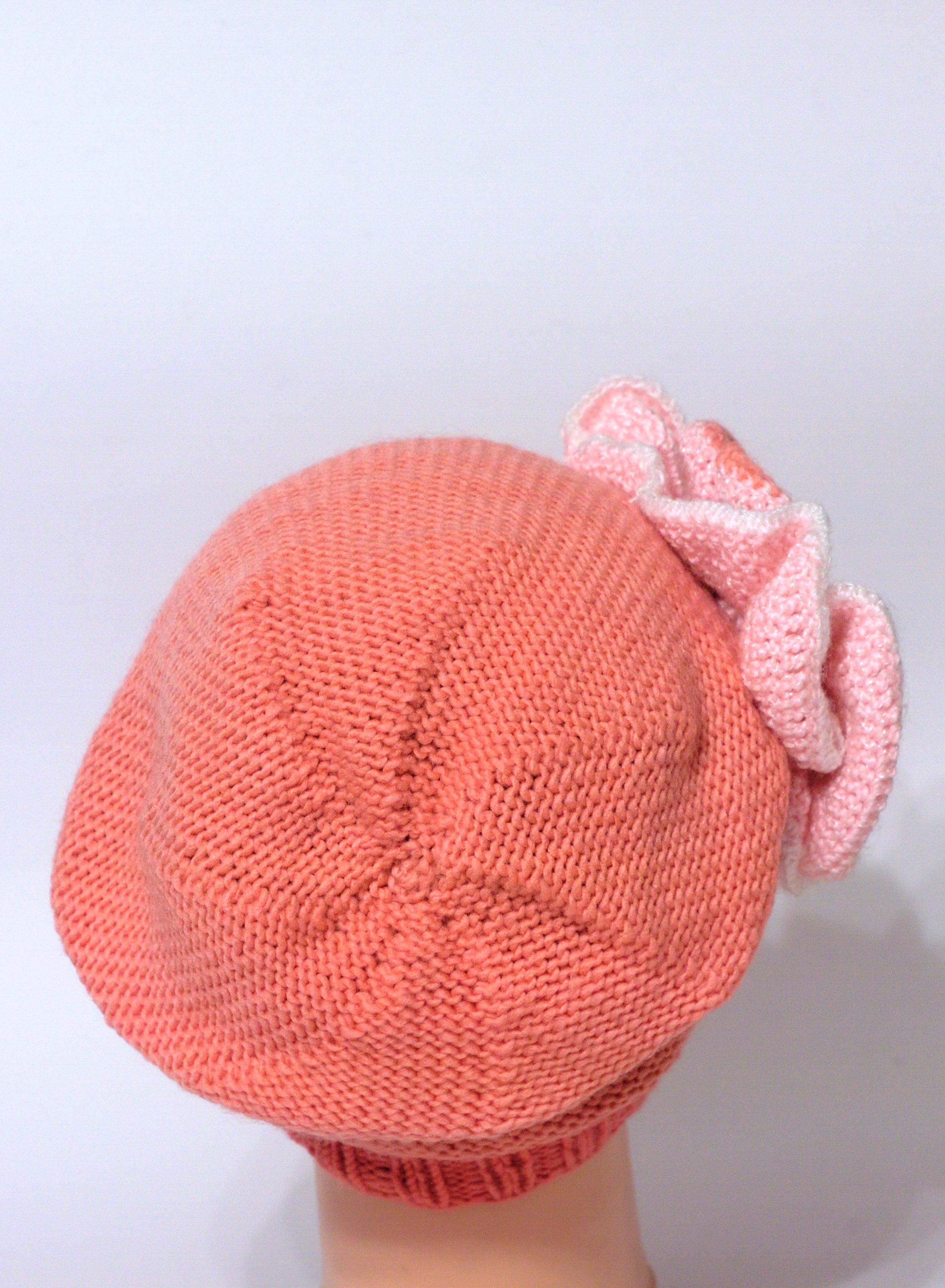Coral Woman’s Slouch Beenie hat *NWT* Beanie Coral - Unisex - Strobe main image 2