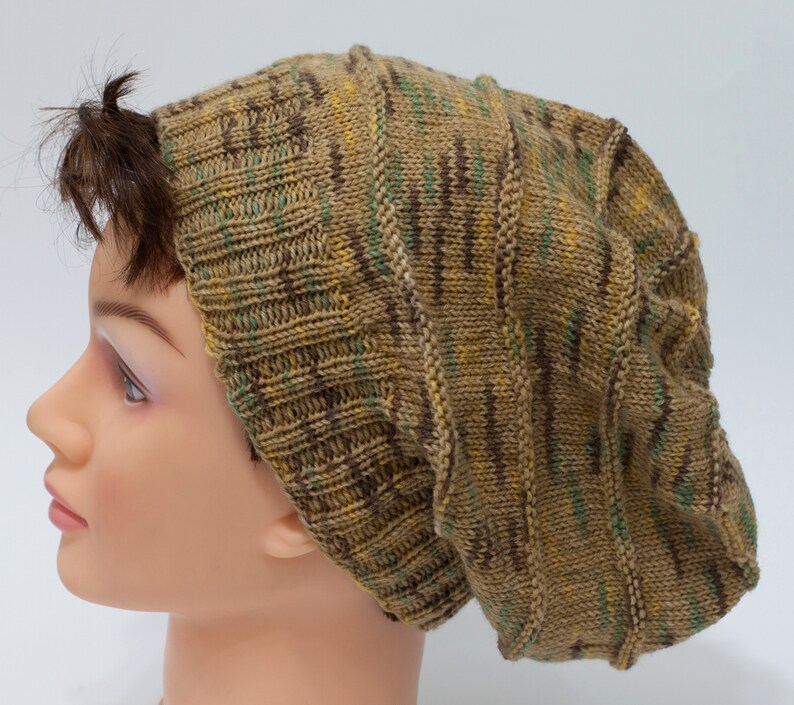 Slouchy hat for men or boy, unisex slouchy beanie, boyfriend slouchy image 6