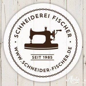 Stempel für Handgenähtes, Stempel für genähte Unikate, Handarbeitsstempel mit Wunschtext, Stempel Handarbeit S-016