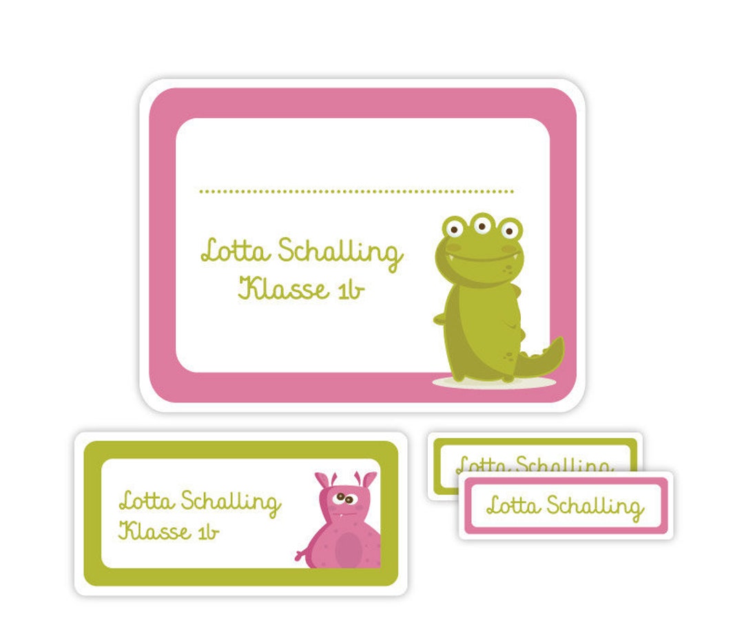  Foto zu Namensaufkleber für Kinder, Schulaufkleber, Geschenk Einschulung 