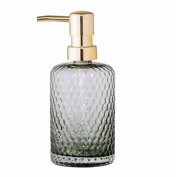 Glass Soap Dispenser Etsy