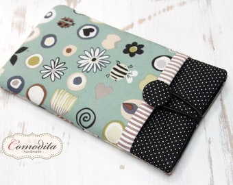Mobile phone case, mobile phone case, smartphone case with extra compartment, custom-made fabric