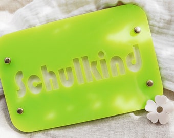 Geldgeschenk Schulkind Schulstart Einschulung Geschenk Kind Geburt personalisiert Junge Mädchen Karte Geschenk Geburtstag