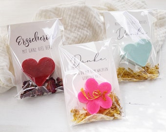 Abschiedsgeschenk für Erzieherin Lehrerin mit Herz Dankeschön Geschenk Seife Armband Abschied Kita Team Blumenstecker Schlüsselanhänger