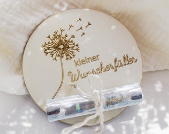 Wunscherfüller Geldgeschenk Hochzeit Geburtstag Konfirmation Jugendweihe Geschenk Reagenzglas Pusteblume Gutschein Verpackung