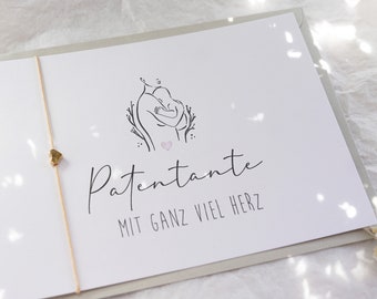 Geschenk für Patentante Taufpatin personalisiert Willst du meine Patentante sein? Geburtagsgeschenk Geburtstag Patentante Frage Armband