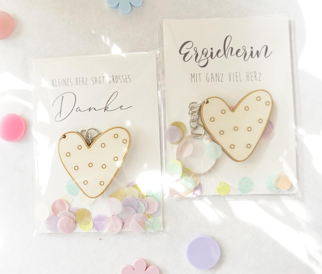 Lehrer-Geschenkset 3 Federmäppchen & Schlüsselanhänger – Dankeschön Für Erzieher, Tagesmutter, Abschied