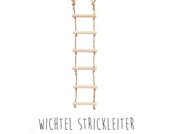 Strickleiter für den Wichtel Leiter Wichteltür Zubehör Wichtelmöbel Holzminiaturen Weihnachten Wichtelstreiche Weihnachtswichtel