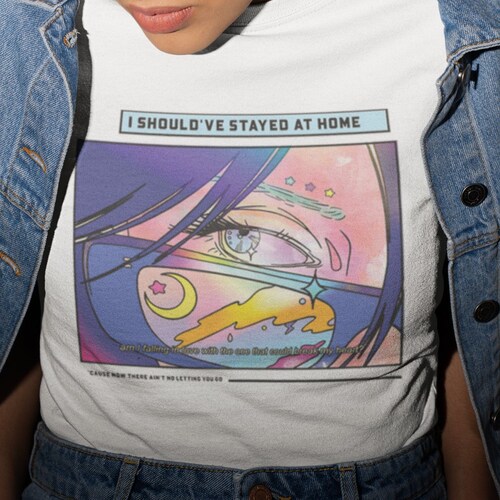 Vaporwave Dua Lipa Break My Heart Inspired Anime Illustration Etsy