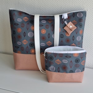 Strandtasche wasserabweisend beige I große XXL Badetasche I Waschhaustasche Camping I Saunatasche Damen I Waschraumtasche petrol
