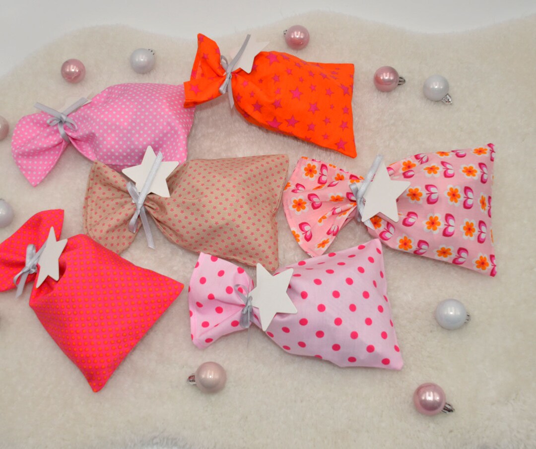 XL Advent Calendar Fabric Bags For Filling Incl Ribbons And Etsy