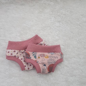 2 Unterhosen für Puppe 30 - 33 cm