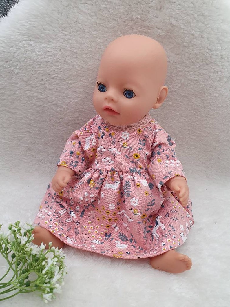 Puppenkleid für Puppe Gr. 35-40 cm Bild 4