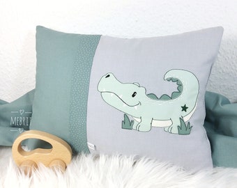 personalized pillow for birth or baptism. A unique memory for baby's first years.