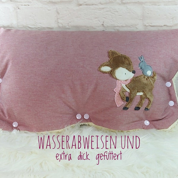 Kinderwagenmuff, Muff Kinderwagen, Handwärmer Kinderwagen, Kinderwagenmuff gefüttert, Muff, Jungs, grau,Mebrit,wasserabweisend