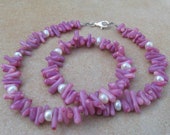 Violet Korallenästchenkette, Coral necklace