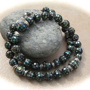 noble abalone paua shell necklace