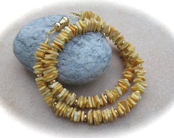 yellow shell chain