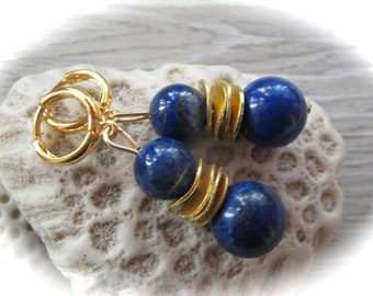 Boucles d’oreilles Lapis Lazuli, Lapis Lazuliohrrings, Boucles d’oreilles en pierre, Boucles d’oreilles en pierre précieuse