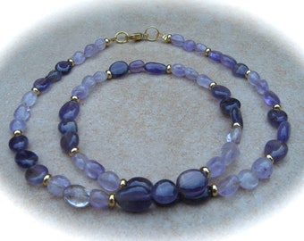 Amethystkette, Steinkette, Edelsteinkette