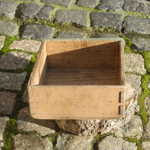 Vintage Schublade zum Aufarbeiten Holzkiste Aufbewahrung aus Holz zdjęcie 6