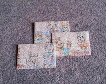 5 mini envelopes Children's motif Children's envelope envelopes Envelope