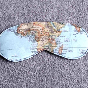 Schlafbrille   Landkartenmotiv  Weltkarte  Schlafmaske  #626633241