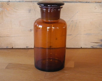 Vintage Apothekerflasche mit Deckel 750 ml