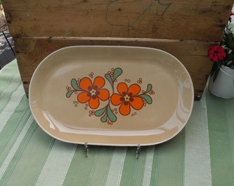 Colorful serving platter Kahla porcelain meat platter