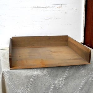 Alte Aktenschublade zum Aufarbeiten  Alte Holzkiste   Aufbewahrung aus Holz  #1724397404