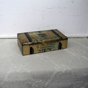 Alte Blechdose  Wappendose Haeberlein Metzger Vintage Dose  #1735552854