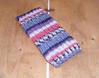 Handysocke   Gestrickte Handyhülle   Smartphone Hülle  Handytasche