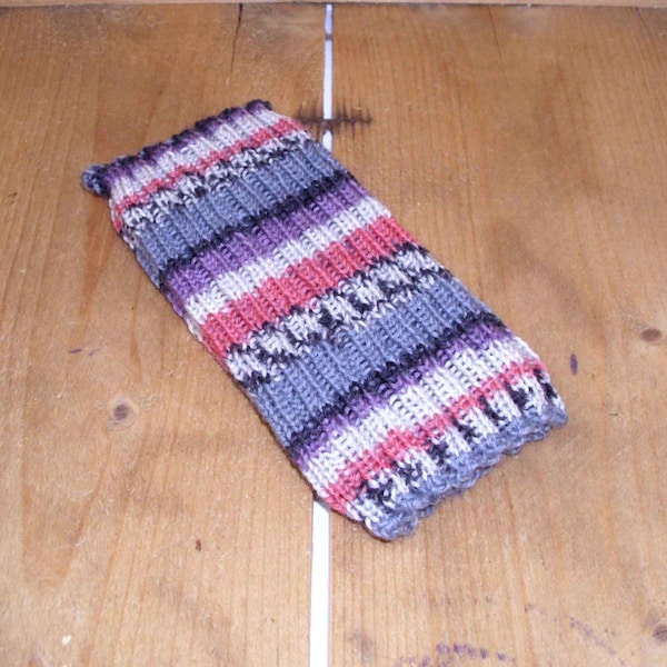 Handysocke   Gestrickte Handyhülle   Smartphone Hülle  Handytasche