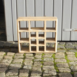 Wandregal aus Holz zum Aufarbeiten Omas Küchenregal  Aufbewahrung aus Holz  #1698915712