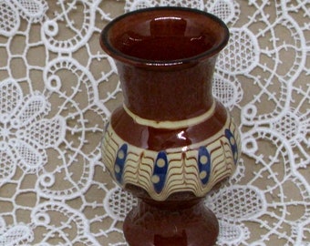 Kleine Bulgarische Vase  Traditionelle bulgarische Volkskunst