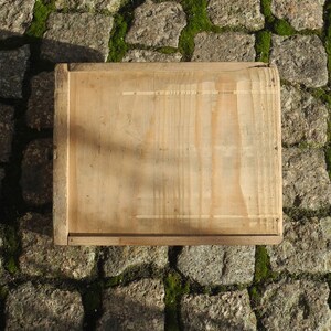 Vintage Schublade zum Aufarbeiten Holzkiste Aufbewahrung aus Holz zdjęcie 8