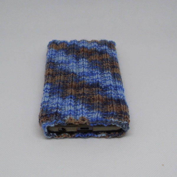 Handysocke  Gestrickte Handyhülle  Smartphone Hülle  Handytasche